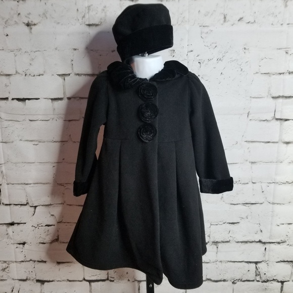 Good Lad Other - Good Lad Girls Size 4 Black Petticoat with Hat NWT